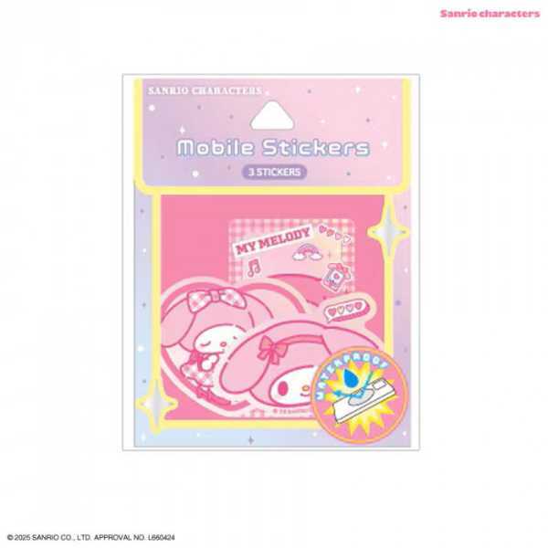 サンリオ モバイルステッカー マイメロディ スマホ デコレーション シール 耐水 キャラクター グッズ iPhone Android ケース カスタム おしゃれ かわいい サンリオ正規ライセンス品