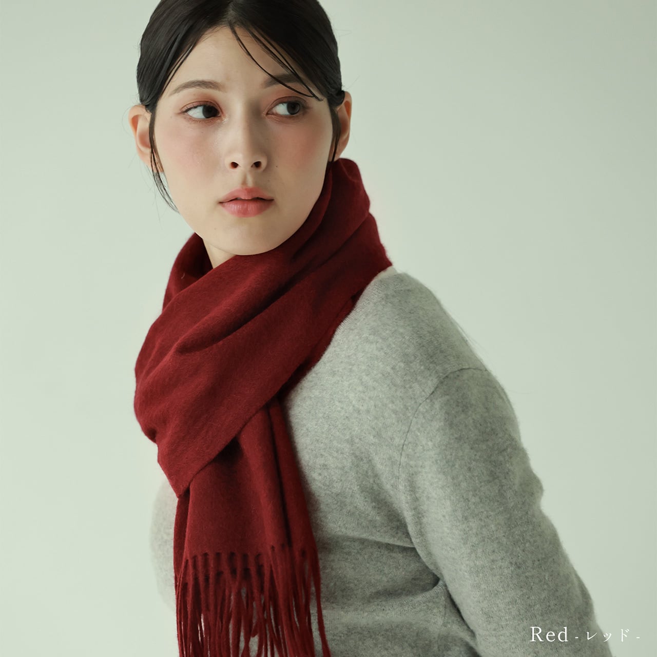 ＜刺繍納期注意＞カシミヤ マフラー レディース カシミヤ100% カシミヤマフラー 【ネコポスで送料無料】【名入れ刺繍可能】 レディースマフラー メンズ 厚手 無地 チェック 秋 冬 母 女性 ブランド ギフト プレゼント 24色 7F (02000014r)