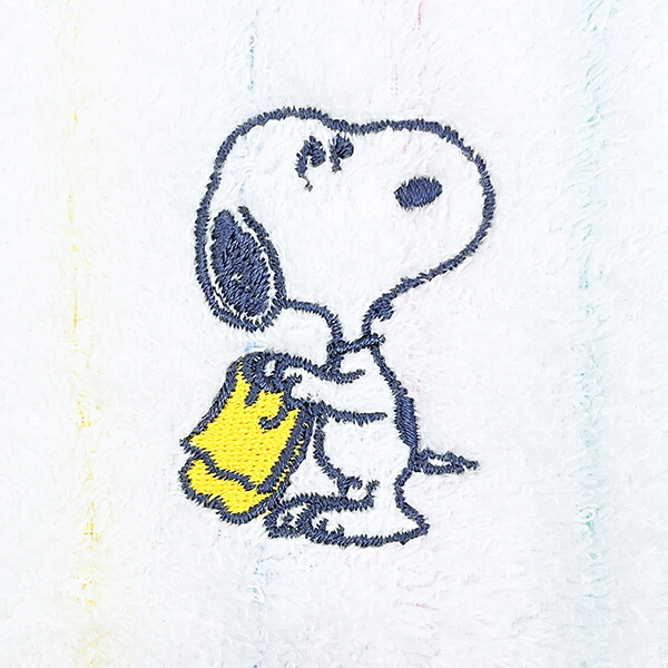 スヌーピー ウォッシュタオル (Washing) ホワイト ハンカチ 西川 日本製 SNOOPY