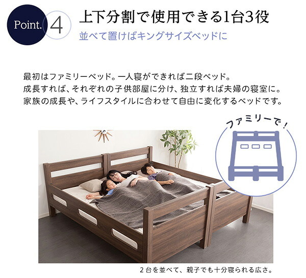木目調 ヴィンテージ 3Dシート 耐荷重300kg 二段 2段 CLID クリッド ロフト おしゃれ はしご すのこ 木目調３Ｄシート二段 CLID-クリッド