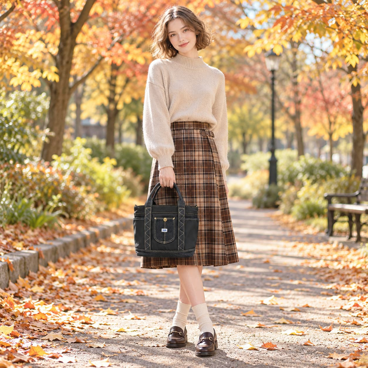Lee リー LL003 トートバッグ  トート 手持ち 斜め掛け レディース 普段使い 使いやすい かばん カバン 鞄 バッグ