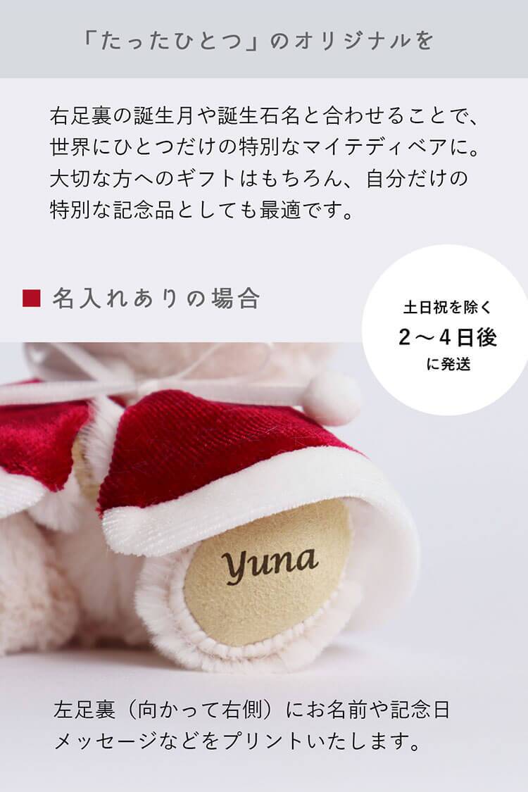 《限定15％オフ！2,980円→2,533円》 クリスマスプレゼント 彼女 【2026クリスマス限定ベア】 女性 名入れ 娘 孫 友達 テディベア くま マスコット サンタ おしゃれ マスコットキーチェーン 女の子 名前 10代 20代 ぬいぐるみ 可愛い 26クリスマスteteベア 77812