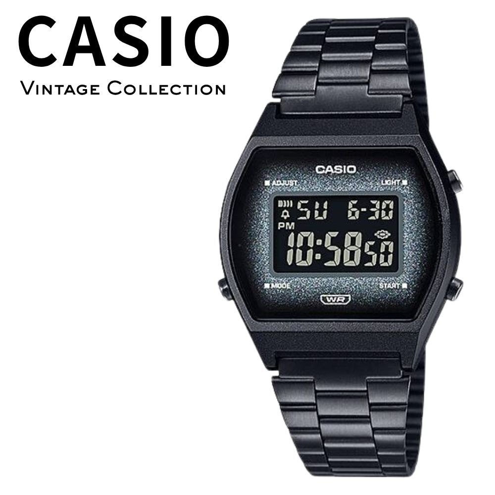 箱なし 希少デザイン カシオ 腕時計 メンズ レディース オールブラック 黒 CASIO 海外モデル デジタル チプカシ レトロ 反転液晶 タイマー アラーム ストップウォッチ LED プレゼント ギフト 成人 卒業 入学