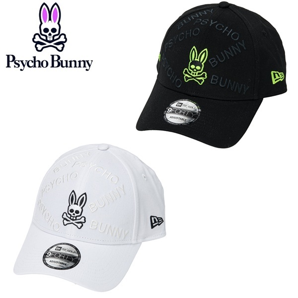 サイコバニー ゴルフ キャップ NEW ERAコラボ メンズ レディース Psycho Bunny PBMG652F お誕生日祝い お祝い 記念品 お父さん 父の日 彼氏 男性 30代 40代 50代 60代 母の日 お母さん 還暦祝い 敬老の日 彼女 人気プレゼント プレゼント