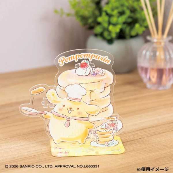 ポムポムプリン アクスタパズル ビバリー 37ピース サンリオ キャラクター グッズ 立体パズル アクリルスタンド 組み立て おもちゃ インテリア 雑貨 ギフト プレゼント サンリオ正規ライセンス品
