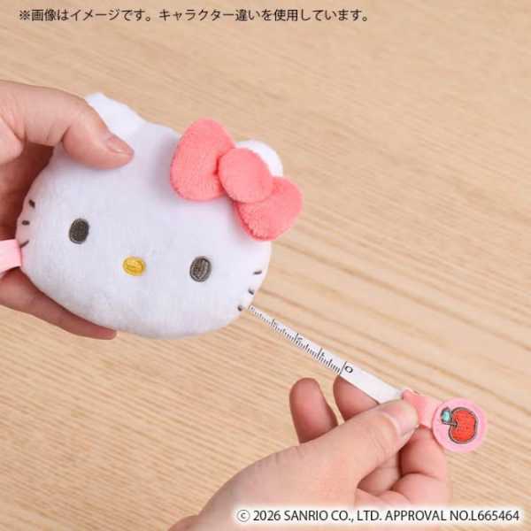 ポチャッコ ぬいぐるみメジャー サンリオ 雑貨 グッズ かわいい おしゃれ キャラクター 裁縫道具 メジャー 巻き取り式 150cm 採寸 持ち運び コンパクト ギフト プレゼント サンリオ正規ライセンス品