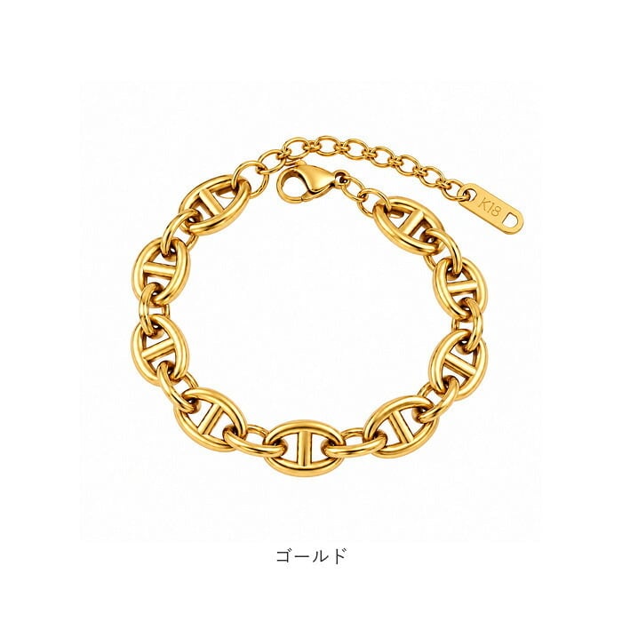 ブレスレット レディース 太め 通販 チェーンブレスレット 腕輪 チェーン マリンチェーン 女性 シルバー ごつめ ボリューム おしゃれ カジュアル シンプル かわいい ダイヤモンドハーツ つけっぱなし レディースアクセサリー レディースジュエリー