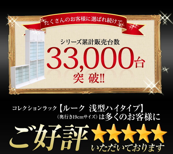 ラック コレクション コレクションケース ハイタイプ 浅型 ディスプレイ フィギュア ショーケース 壁面収納 ダークブラン ホームテイスト CLR-485 -Luke-ルーク 浅型ハイタイプ 新生活