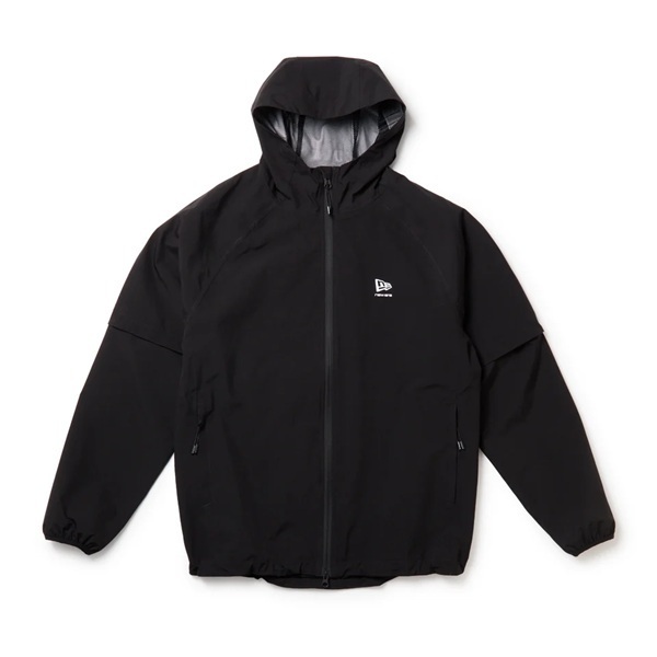 ニューエラ ゴルフ レインジャケット 2-Way スリーブ ブラック New Era Golf (15129458) 2026年秋冬モデル お誕生日祝い お祝い 記念品 お父さん 父の日 彼氏 男性 30代 40代 50代 60代 母の日 お母さん 還暦祝い 敬老の日 彼女 人気プレゼント プレゼント
