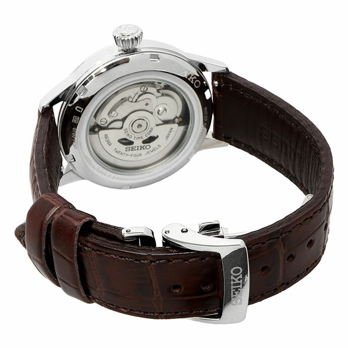 SEIKO 腕時計 セイコー 時計 ウォッチ 【日本製 Made in Japan】 PRESAGE プレザージュ Cocktail Time カクテルタイム GMT アイボリーメタリックグラデーション レザーバンド SSK041J1 [並行輸入品]