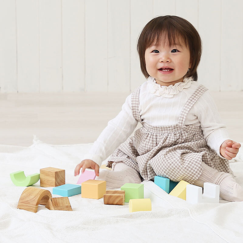 積み木 SOUNDブロックス シャーベット | 誕生日プレゼント   1歳 1歳半 2歳 女の子 男の子 名入れ 誕生日 プレゼント おもちゃ 木のおもちゃ 木製玩具 木製 知育玩具 誕生日 クリスマス プレゼント 入園祝い ギフト ベビーギフト エデュテ