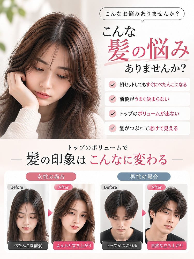 【2色展開】ヒートふわ盛りクリップ DF-02 コードレス 前髪クリップ ヘアクリップ 前髪立ち上げ トップ ボリュームアップ 2段階温度 85℃・100℃ USB Type-C メンズ レディース