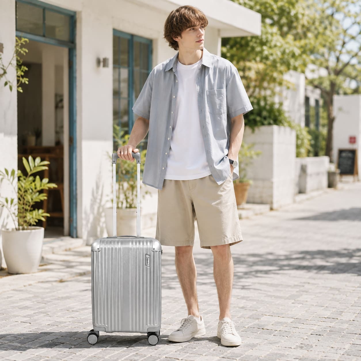 Coleman ストッパー付拡張ZIPキャリーS 38-46L キャリーケース スーツケース 大容量 出張 旅行 使いやすい レディース メンズ ギフト プレゼント ブラック 60014
