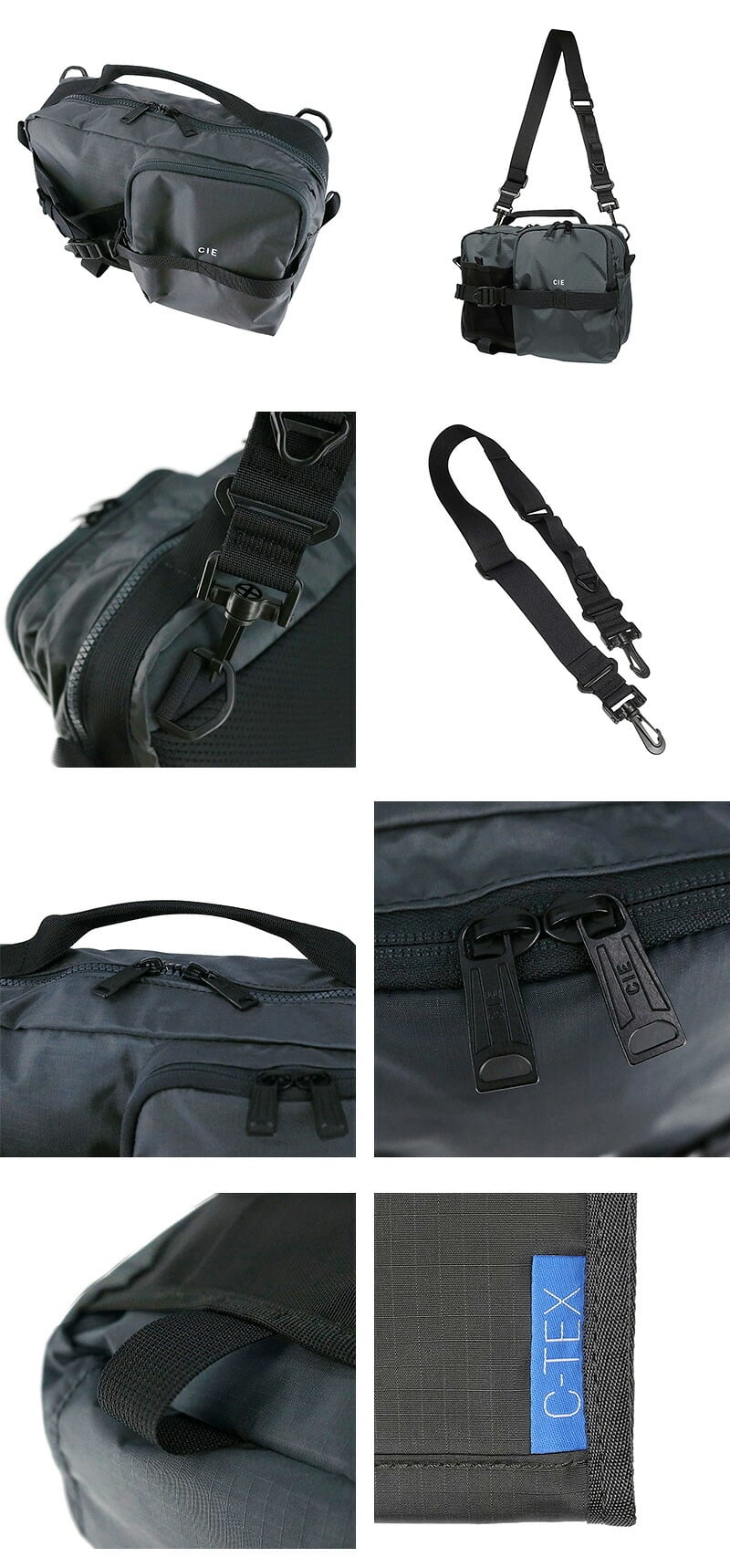 シー ショルダーバッグ 2WAY ポーチ B5 CIE グリッド0 ボトルショルダーバッグL 032668 メンズ レディース 送料無料 誕生日プレゼント ギフト ラッピング無料 【正規代理店】