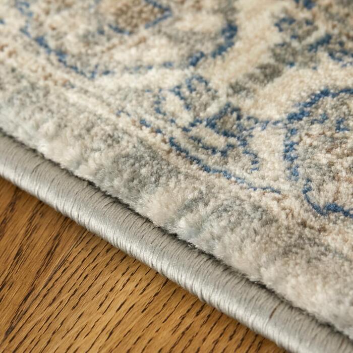 玄関 屋内 屋外 輸 入 ネカル アイボリー 約50×80cm 長方形 トルコ製 ウィルトン織り 民族調 エスニック モダン シンプル オールシーズン 丈夫 50×80cm バルク