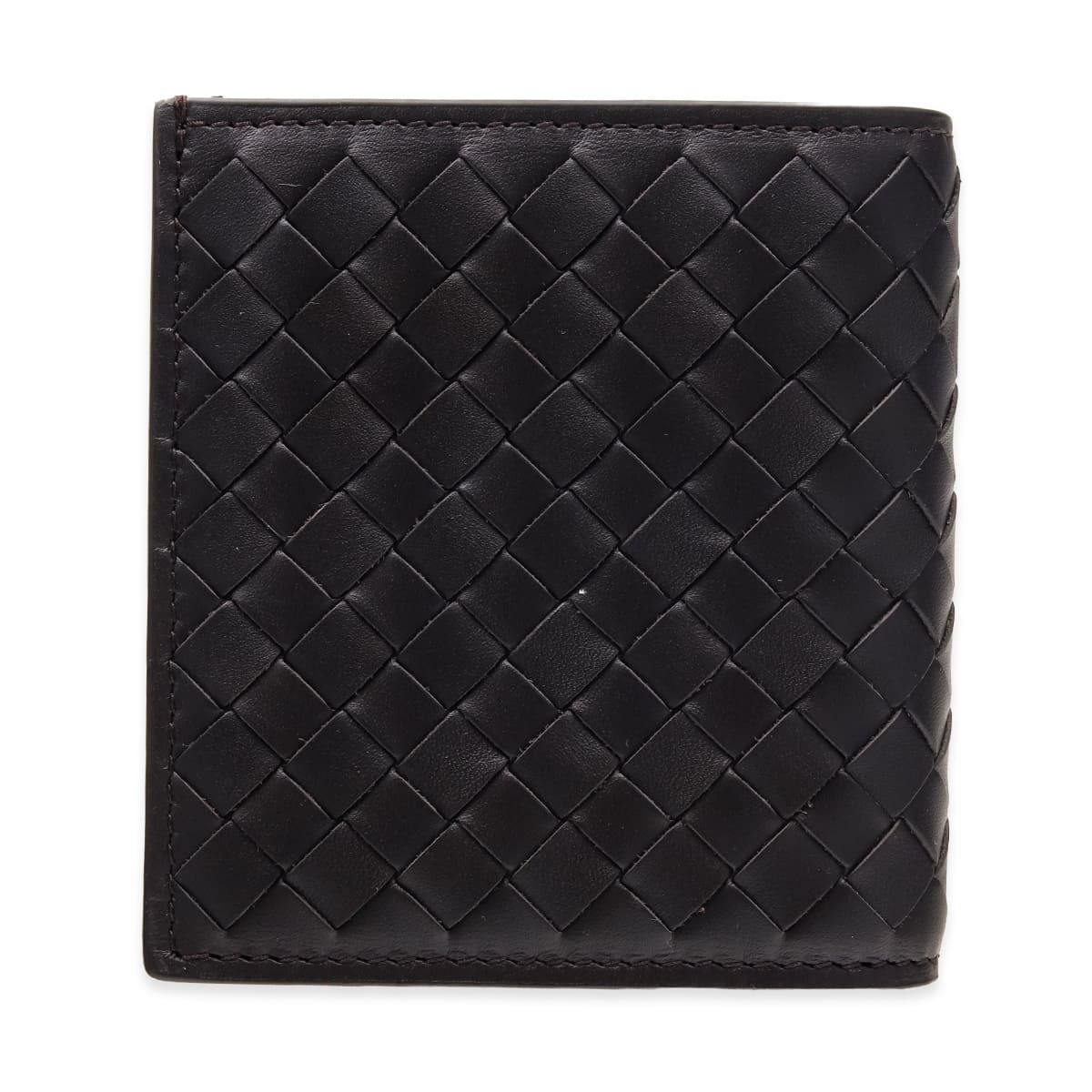 選べる2色 ボッテガヴェネタ 二つ折り財布 メンズ イントレチャート BOTTEGA VENETA 小銭入れなし 札入れ カード入れ6枚 本革 レザー ダークブラウン ダークグレー コンパクト 222338 V47W1 2006 2015