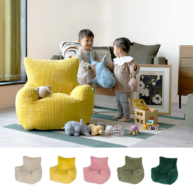 アデペシュ dough キッズソファ 一人掛けソファ DGH-KDS コンパクト 軽量 キッズチェア ポケット付 こども デザイン おしゃれ 