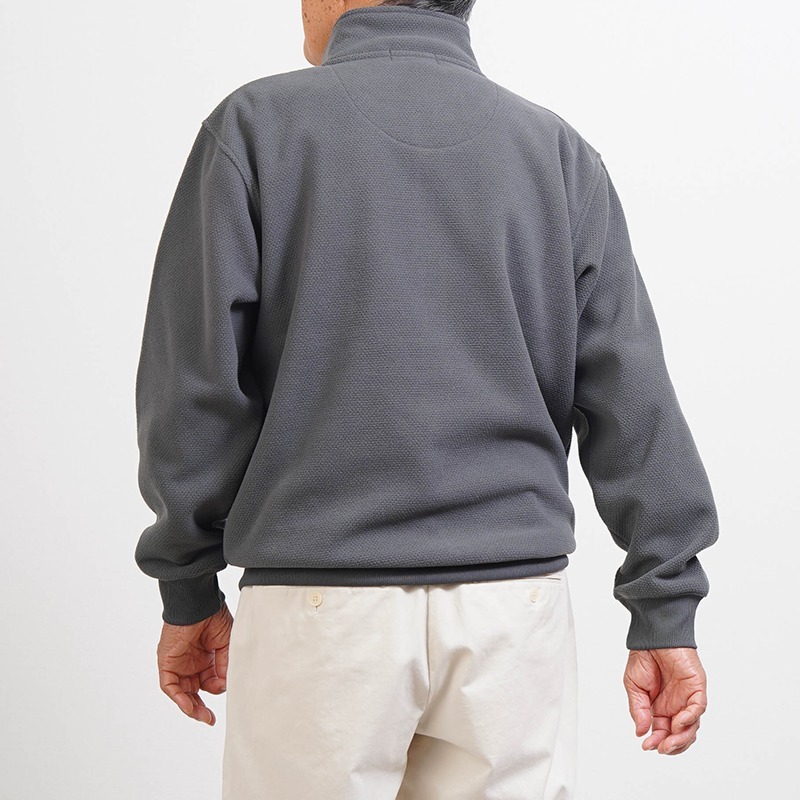シニアファッション メンズ 80代 70代 60代 90代 秋冬 あったか 防寒 ジャカード柄×裏フリース ジップアップジャケット おじいちゃん 服 誕生日 プレゼント 紳士服 アウター ジャンパー 男性 祖父 お年寄り 老人 高齢者 ギフト（cki-mo1-85461533）