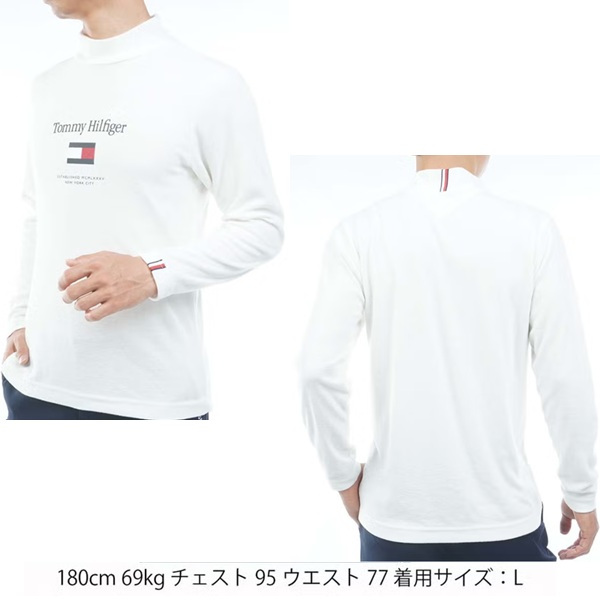 トミーヒルフィガー ゴルフ メンズ トミーフラッグ 長袖ハイネックシャツ TOMMY HILFIGER THMA682 2026年秋冬モデル お誕生日祝い お祝い 記念品 お父さん 父の日 彼氏 男性 30代 40代 50代 60代  還暦祝い 敬老の日 人気プレゼント プレゼント