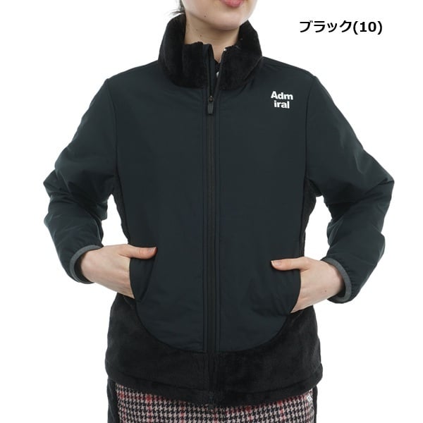 アドミラル ゴルフ レディース ボアミックス 中綿ジャケット ADMIRAL GOLF ADLA480 秋冬モデル お誕生日祝い お祝い 記念品 30代 40代 50代 60代 母の日 お母さん 還暦祝い 敬老の日 彼女 人気プレゼント プレゼント