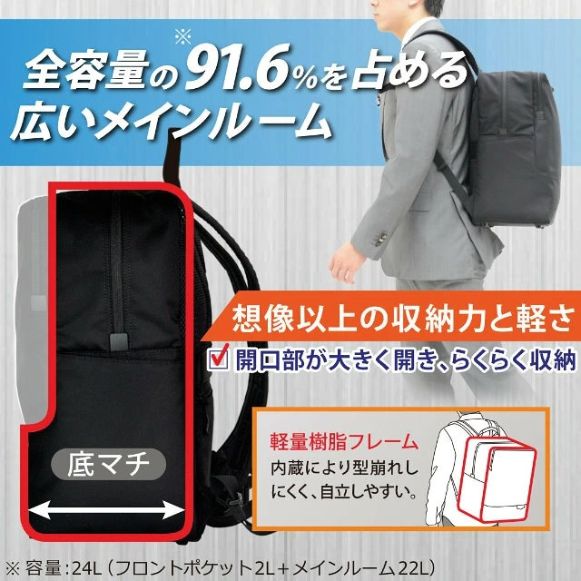 マンハッタンパッセージ #5615 ラージバックパック, エスト3（B4対応／15L）MANHATTAN PASSAGE ギフト プレゼント