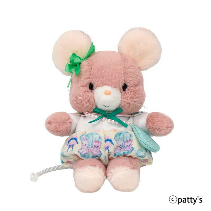 SWIMMER レトロぬいぐるみ Qピッピ ミニサイズ 吉徳 コラボ ぬいぐるみ マスコット 専用ポーチ付き かわいい レトロ雑貨 インテリア 人形 プレゼント ギフト おもちゃ