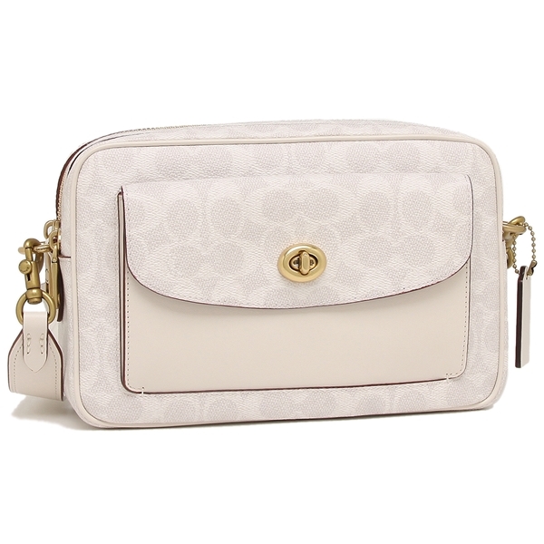 コーチ バッグ COACH 640 B4R7B キャシー カメラバッグ レディース ショルダーバッグ CHALK CHALK 白