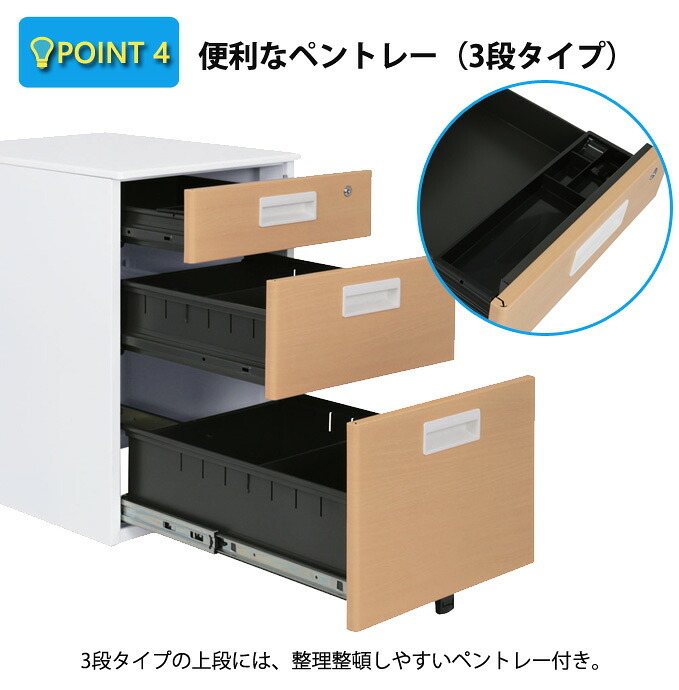 オフィス オフィスワゴン スチール脇机 脇机 サイドワゴン ファイルワゴンスチールワゴン インテリア 収納 オールロック キャスター 送料無料 たっぷり収納 らくらく移動 机の内側に入れればコンパクトに 選べる2タイプで \5%OFFクーポン 収納家具