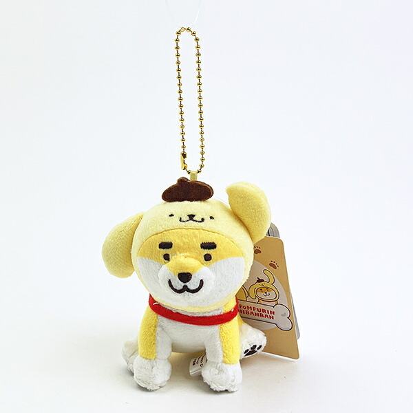 サンリオ ポムポムプリン × しばんばん マスコットキーホルダー (しばんばん) Sanrio
