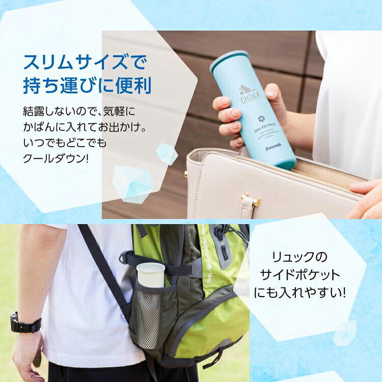 氷のう ミニアイスパック 氷嚢 魔法瓶 熱中症対策 冷感グッズ 暑さ対策 猛暑対策 ひょうのう ひんやり 長時間 保冷 かわいい 首 シリコン 冷却 長持ち オシャレ 大人 子供 ピーコック ABB-16