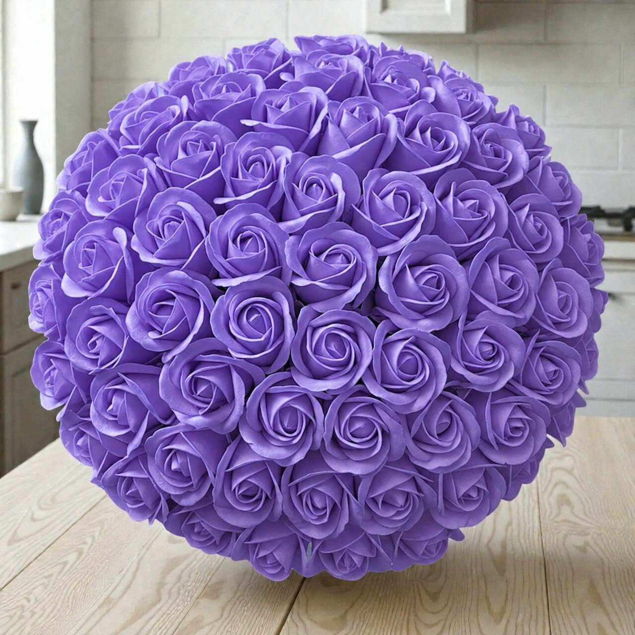 【ソフトパープル】「サヴォンローズ」 花束 ブーケ バラの花束 薔薇の花束 花ギフト フラワーギフト フラワーボックス プロポーズ サプライズ ソープフラワー シャボンフラワー 石鹸フラワー 石鹸の花 石鹸のバラ 枯れない花 インテリア 母の日 父の日 敬老の日 クリスマス バレンタイン ホワイトデー 誕生日 入学 卒業 就職 結婚祝い 結婚記念日 退職祝い 記念日 