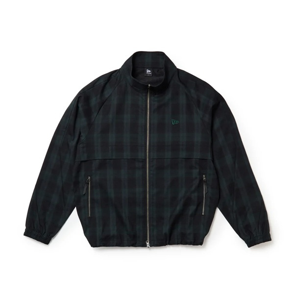 ニューエラ ゴルフ ジャケット スタンドカラー ジャケット ブルゾン チェック New Era Golf (15129429) 2026年秋冬モデル お誕生日祝い お祝い 記念品 お父さん 父の日 彼氏 男性 30代 40代 50代 60代 母の日 お母さん 還暦祝い 敬老の日 彼女 人気プレゼント プレゼント