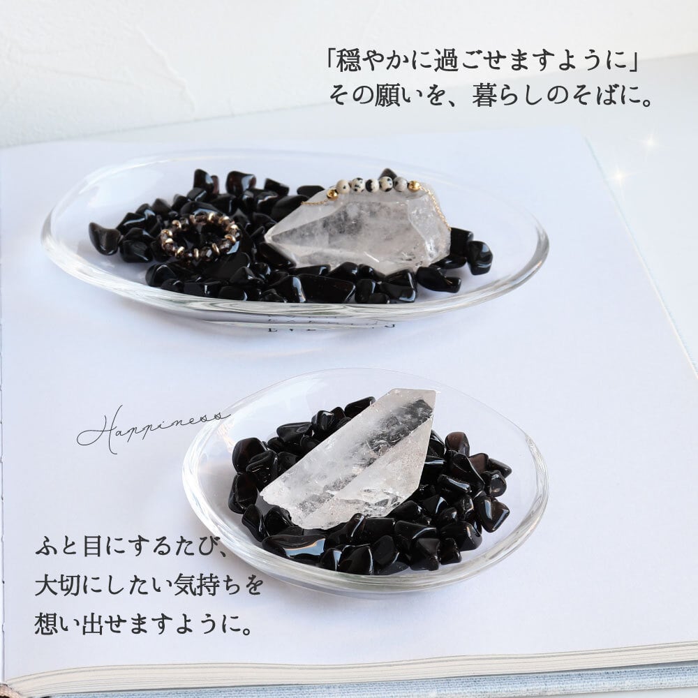 最強の魔除け 黒水晶 モリオン さざれ石 水晶ポイント パワーストーン 浄化セット サザレ 水晶 置き皿 浄化皿 ブレスレット ピアス ネックレス の浄化用 天然石 厄年 風水 玄関用 部屋用 置物 厄払い 9月 誕生日 ギフト