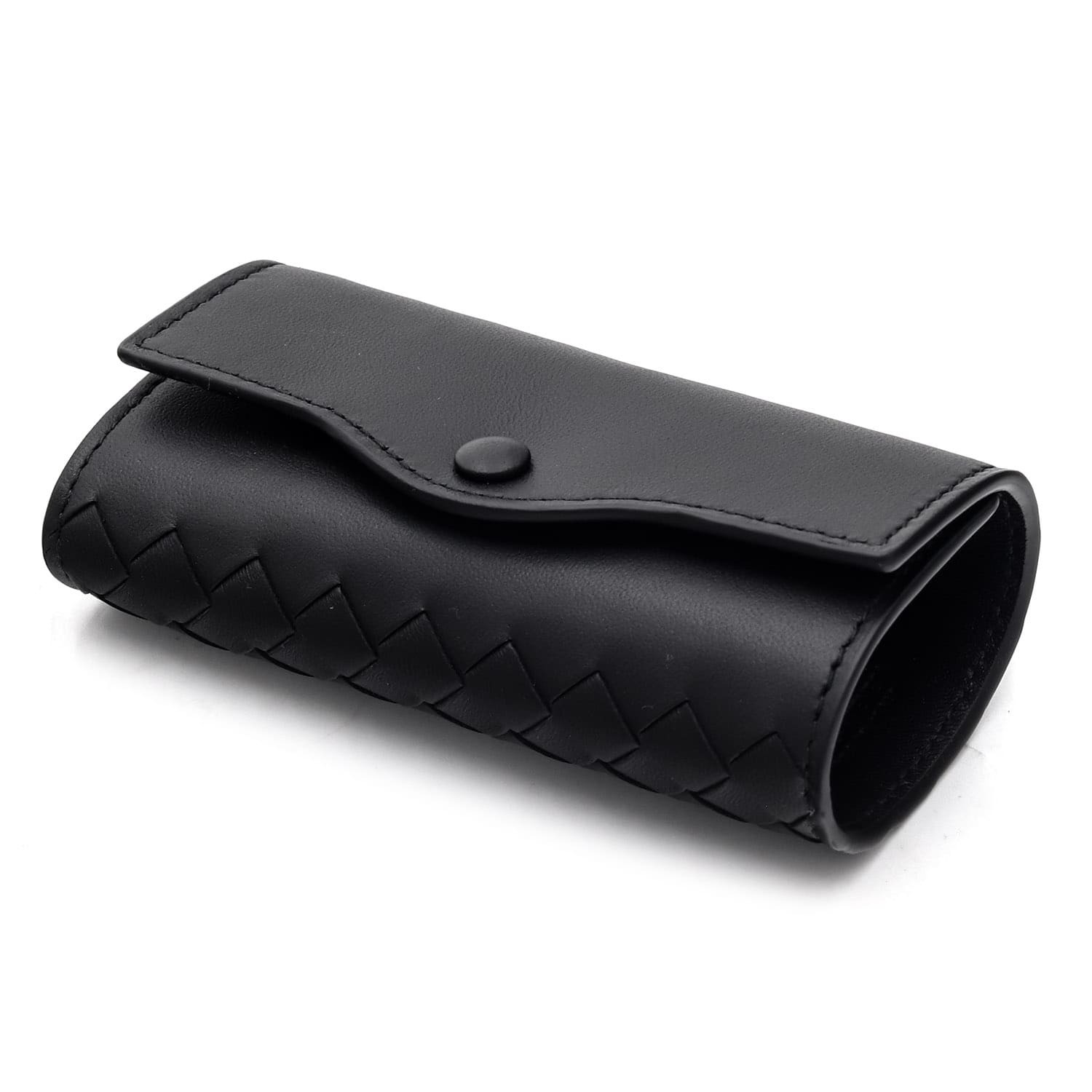 ボッテガヴェネタ キーケース 6連 BOTTEGA VENETA 284137 V3UN1 8803 イントレチャート ブラック 黒 メンズ レディース ラムレザー 羊革 キーフック5本 キーリング付き スナップボタン 鍵入れ ギフト