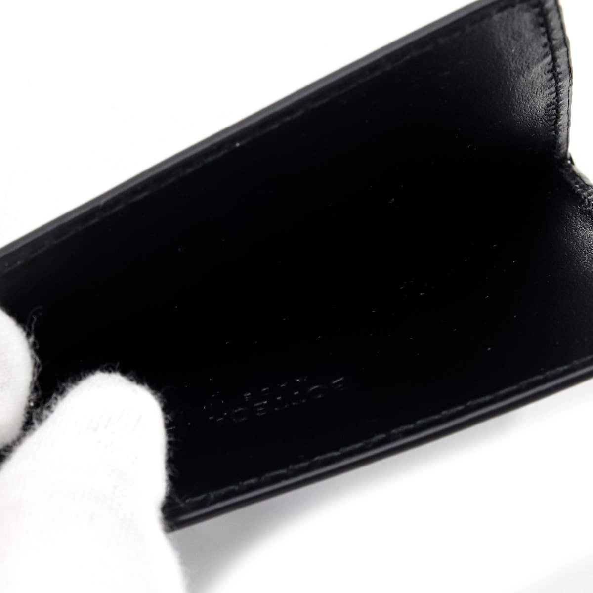 ボッテガヴェネタ BOTTEGA VENETA カードケース イントレチャート ブラック 黒 メンズ レディース 本革 カーフレザー 薄型 スリム カード入れ 6枚収納 名刺入れ カードホルダー 635057 V3US3 8803