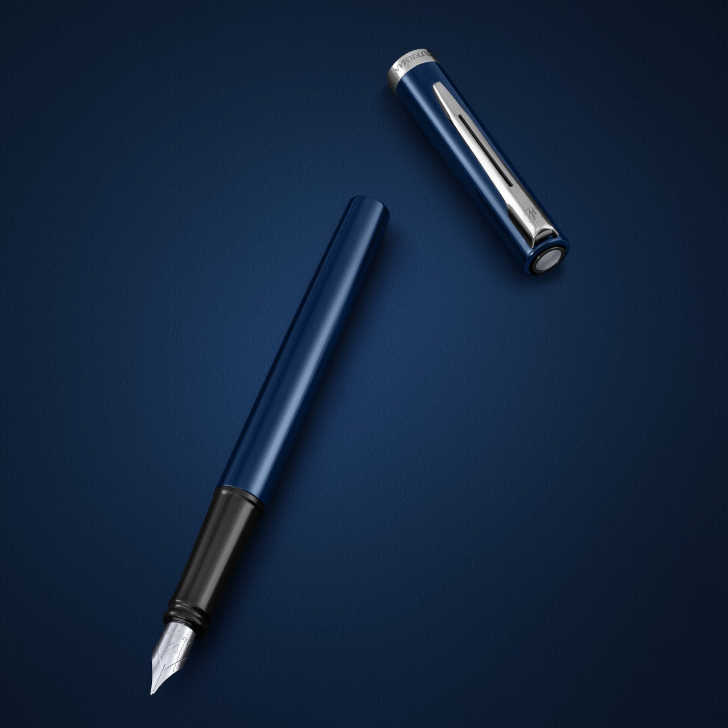 【WATERMAN公式】【名入れ】｜WATERMAN インプレッション　ブラックGT /ブラックCT/ホワイトGT/ブルーCT 万年筆(ペン先：F字)｜名入れ無料 ギフトラッピング おすすめ 高級筆記具ブランド オフィス使用 会社用 お祝い プレゼント 記念日 誕生日 社会人 入学 卒業 成人 就職