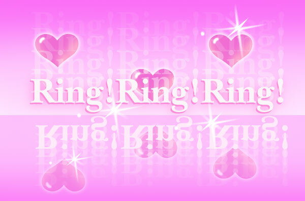 在庫限り： 折立てミラー ブラック スパンコール Ring!Ring!Ring!(MCD)