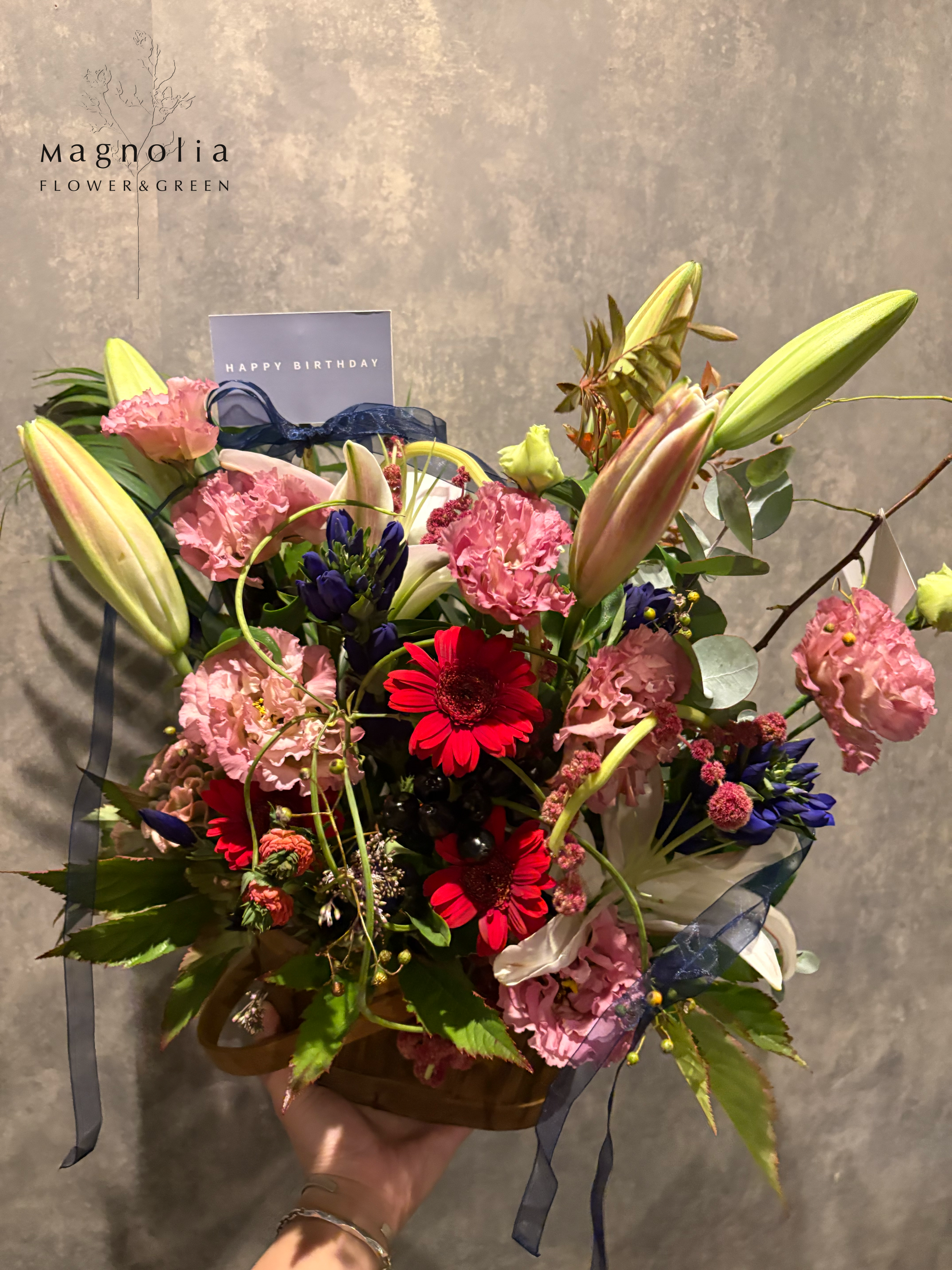 Season Flower Arrangement【L】フラワーアレンジメント ギフト プレゼント 誕生日 記念日  母の日 父の日