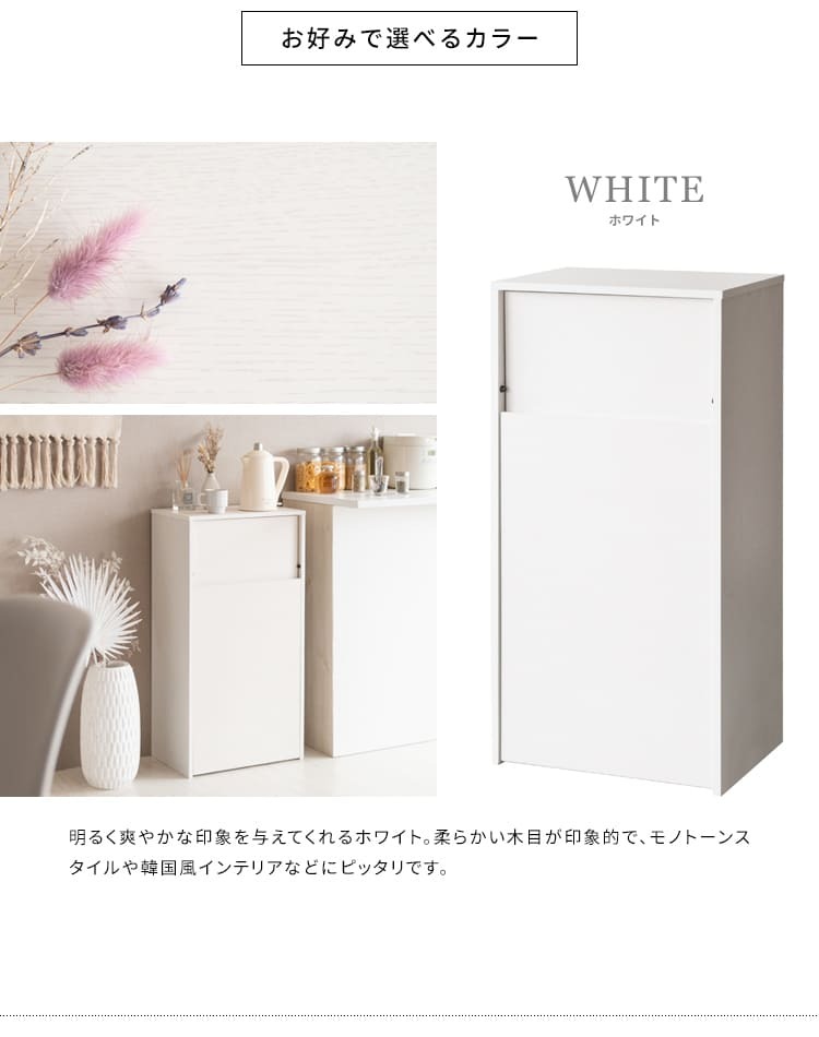 ゴミ箱 ダストボックス キャスター付き 45L 北欧 シンプル モダン 大容量 フタ付き プッシュ扉式 ごみ箱 DB-F1100 Helios ヘリオス スリム 奥浅 薄型 縦型 木製 木目調 人気 おすすめ おしゃれ ランキング キッチン 収納 棚