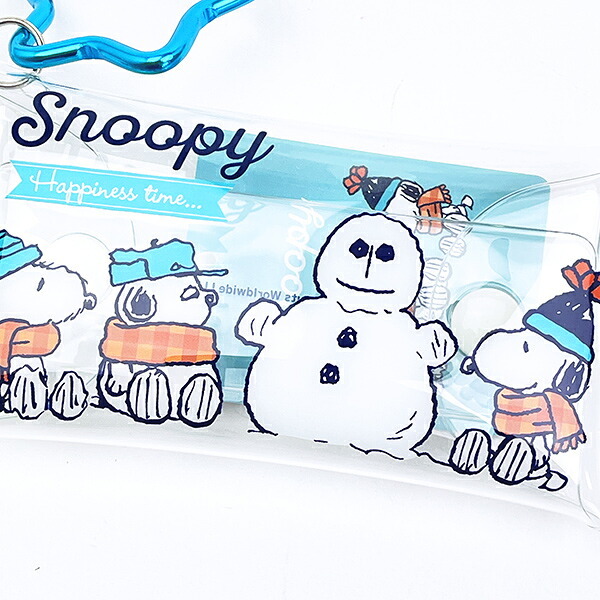 スヌーピー オラフ クリアマルチケース(S) ウィンターブラザー 日本製 SNOOPY