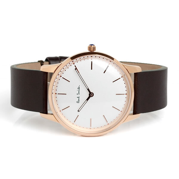ポールスミス Paul Smith 腕時計 メンズ 革ベルト 子牛革 Unisex Slim 40mm クオーツ 日本製ムーブメント 5気圧防水 シンプル ファッション PS13