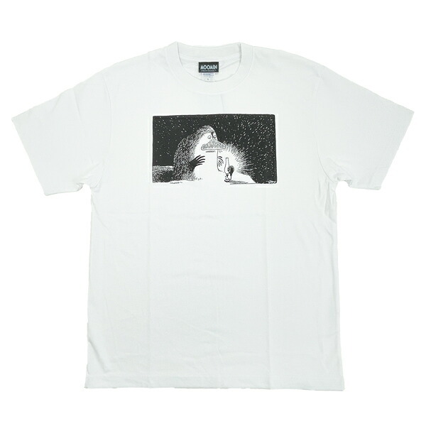 ムーミン モラン ドライクールタッチTシャツ ホワイト アパレル MOOMIN 送料込み