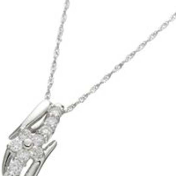 ネックレス レディース ダイヤモンド K18WG 18金 ホワイトゴールド ペンダント ジュエリー アクセサリー 宝石 天然石 誕生石 シンプル 上品 華奢 プレゼント ギフト 贈り物