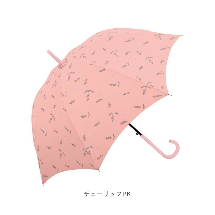 傘 レディース 長傘 ワンタッチ 通販 おしゃれ 雨傘 グラスファイバー骨 軽い 軽量 ジャンプ傘 58cm かわいい 丈夫 耐風 ドット 水玉 キャット 猫 かさ アンブレラ 長かさ 婦人傘 折れにくい