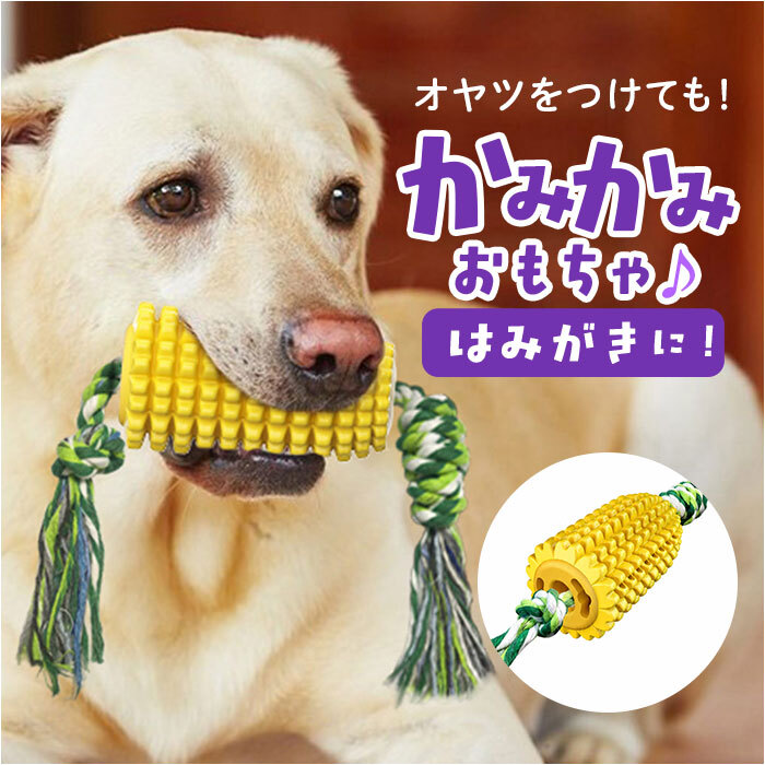 デンタルケア 通販 犬用歯ブラシ 音が出るおもちゃ トウモロコシ型 引っ張りロープ 強力吸盤付き ストレス解消 運動不足解消 犬用知育玩具 壊れないおもちゃ 耐久性抜群 小型犬用おもちゃ 中型犬用おもちゃ 大型犬用おもちゃ ペット用玩具 犬用噛むおもちゃ
