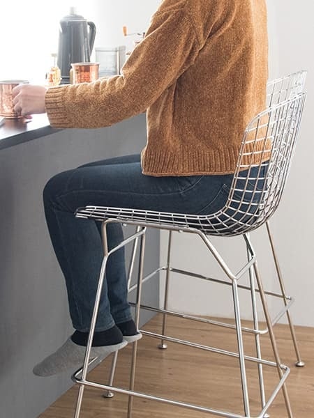 チェア 椅子 カウンター 背もたれ付き おしゃれ 北欧 高さ70cm カウンタースツール バースツール バー ハイスツール リプロダクト ー ワイヤー デザイナーズ イス モダン ミッドセンチュリー 高級感