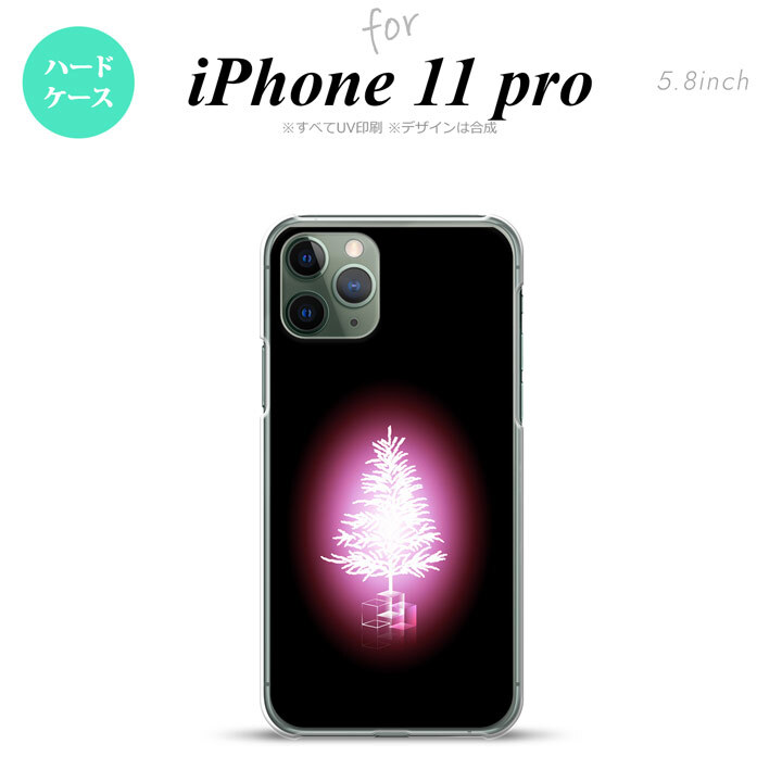 iPhone11Pro iPhone11 Pro スマホケース ハードケース ツリー ピンク メンズ レディース nk-i11p-627