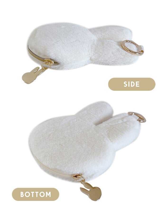 ミッフィー ファー 小銭入れ miffy フェイスシリーズ コインケース フェイス ミッフィーグッズ ミッフィー好き ミニポーチ ポーチ レディース 小物入れ 小物 プチギフト リング付き 子供 大人 ファーポーチ 女の子 プレゼント ギフト 贈り物