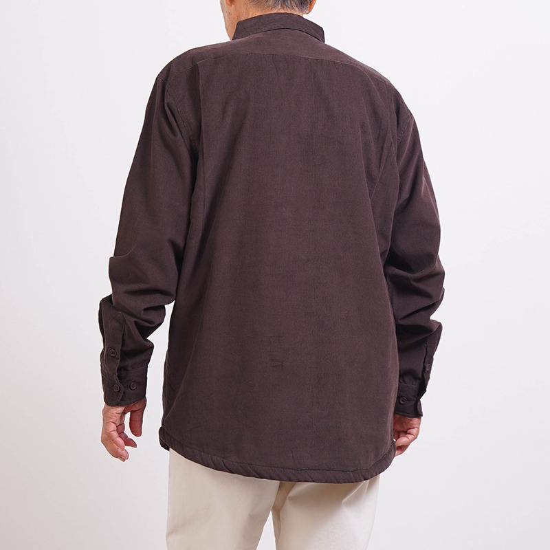 シニアファッション メンズ 80代 70代 60代 90代 秋冬 あったか 防寒 コーデュロイ 裏ボア シャツジャケット おじいちゃん 服 誕生日 プレゼント 紳士服 アウター ジャンパー 男性 祖父 お年寄り 老人 高齢者 ギフト（cki-mo1-81469185）