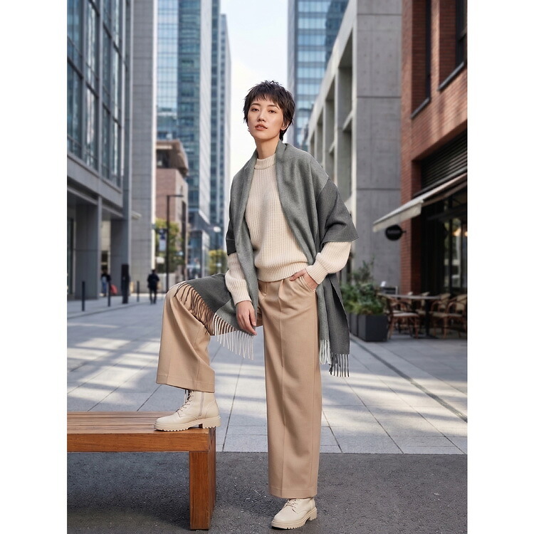 カシミヤ ストールレディース カシミヤ100％ チェック カシミヤストール 【名入れ刺繍可能】 カシミアストール レディースストール アラシャン 柄 バイカラー 大判 マフラー レディースマフラー 秋冬 ギフト プレゼント 7F (02000255r)